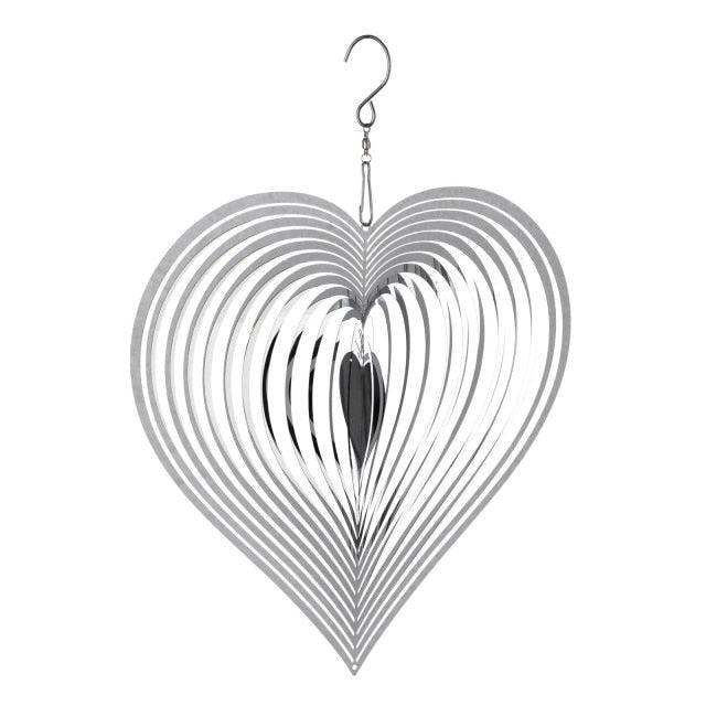 3D Drop-shaped Rotating Wind Spinner Outdoor Metal Sculptures Flowing Stainless Steel Wind Chimes Flowing-Light Effect Design Home Garden Decoration Outdoor Hanging Decor Gift Wind Spinners Mirrored Patio Wind Chime Yard Decor