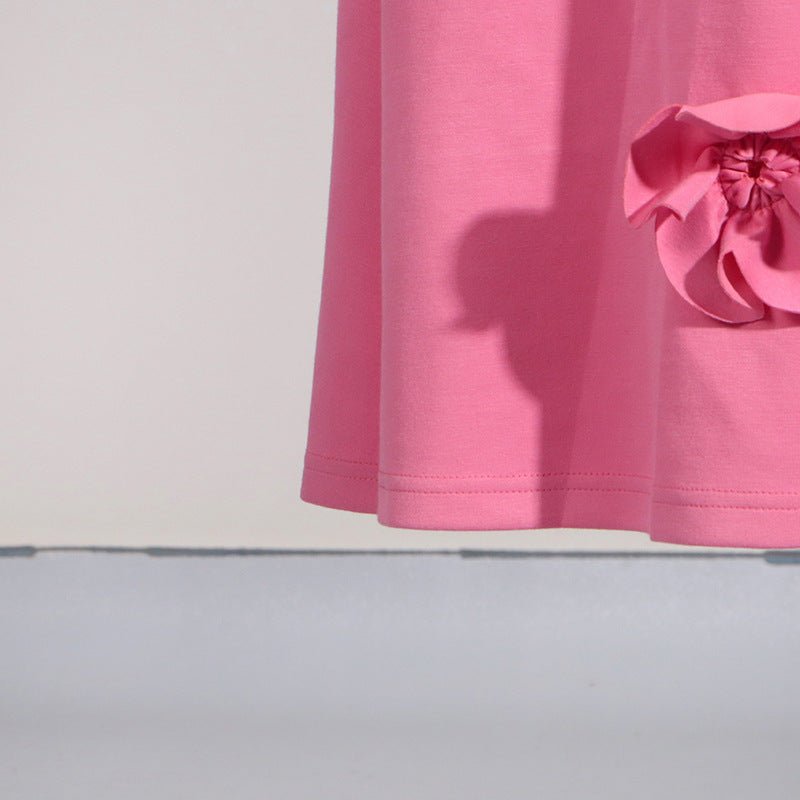 3D Floral Appliqué Maxi Dress(MS356)