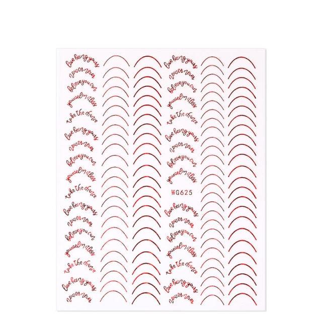 3D Nail Stickers Decals Ink Watermark Spring Summer Black Lines Flower Leaf Tree For Manicures Nail Art Decoration Nail Art Stickers Decor Tip Transfer Nail Decals Sticker For Pretty Girl Self-Adhesive Nail Decals Designer Nail Stickers for Acrylic