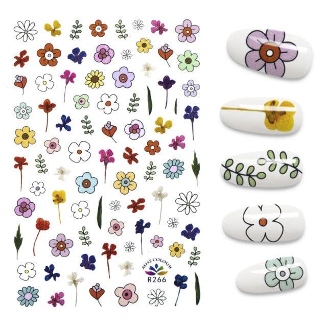 3D Nail Stickers Flower Graffiti Abstract Sexy Woman Face Design Adhesive Nail Art Decor Foil Slider Manicure Stickers For Nails Woman Decoration Nail Art Nail Ornament Self Adhesive Nail Decals Colorful Nail Sticker Jewelry Design For Nails Sliders Tips