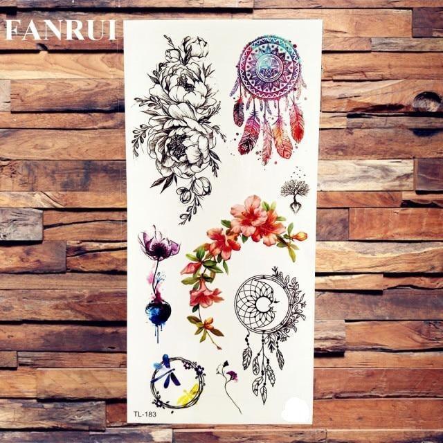 3D Scorpion Temporary Tattoos Sticker Body Arm Waterproof Wolf Tattoo Realistic Style For Women Men