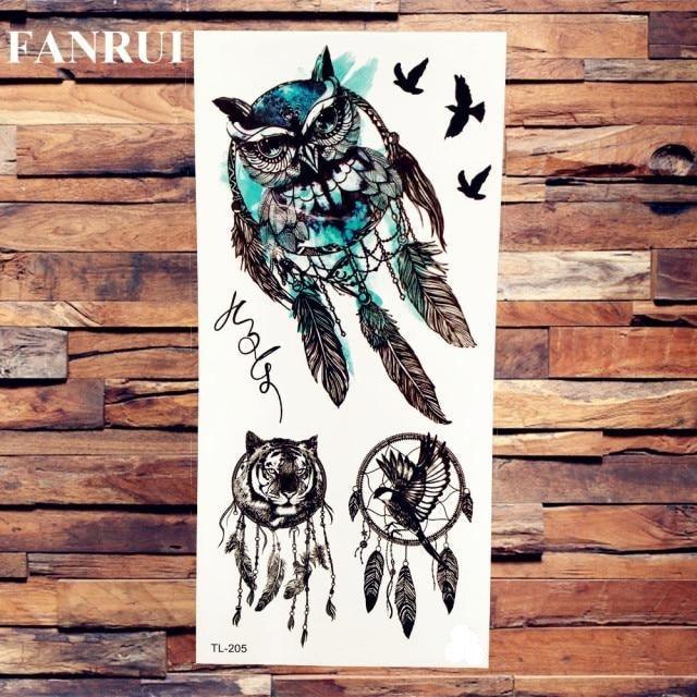 3D Scorpion Temporary Tattoos Sticker Body Arm Waterproof Wolf Tattoo Realistic Style For Women Men
