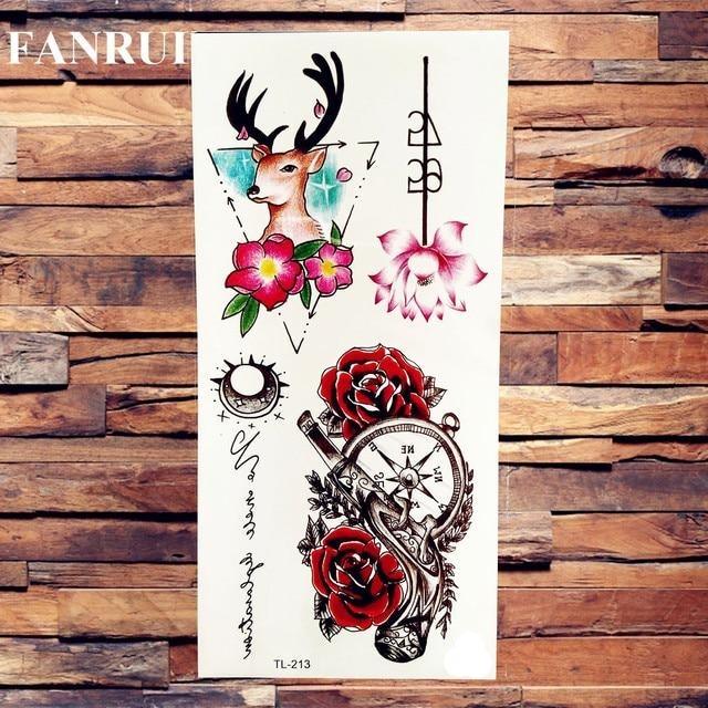 3D Scorpion Temporary Tattoos Sticker Body Arm Waterproof Wolf Tattoo Realistic Style For Women Men