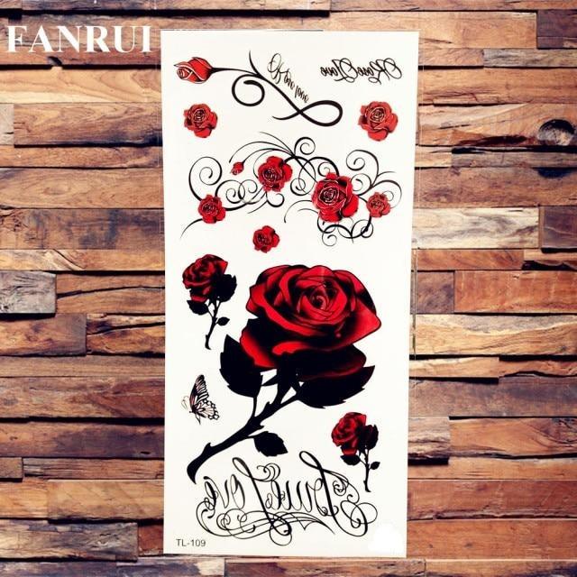 3D Scorpion Temporary Tattoos Sticker Body Arm Waterproof Wolf Tattoo Realistic Style For Women Men
