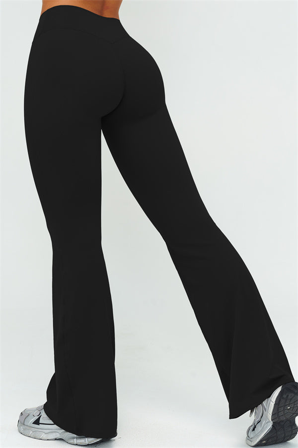 The Lushness Y-Back Sports Bra Flared Leggings 2-Piece Set