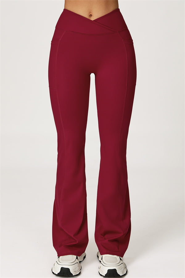 The Glacier Crop Tank Flared Leggings 2-Piece Set
