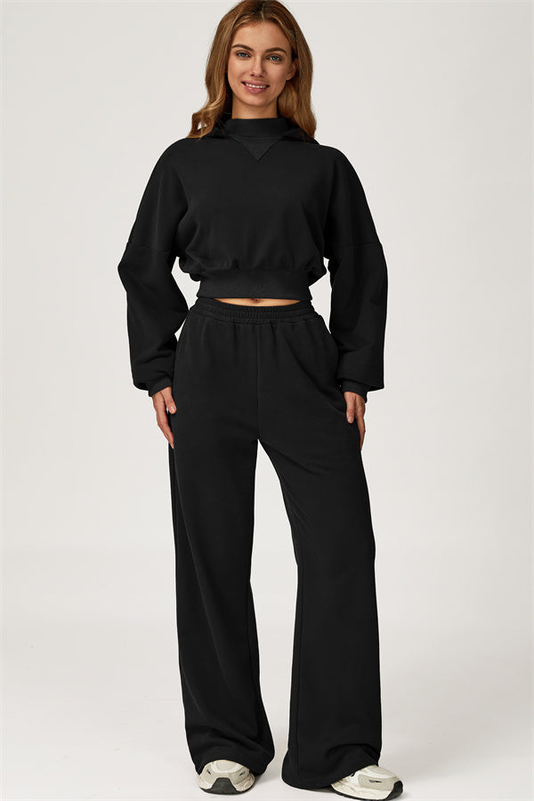 The Axis Crop Hoodie