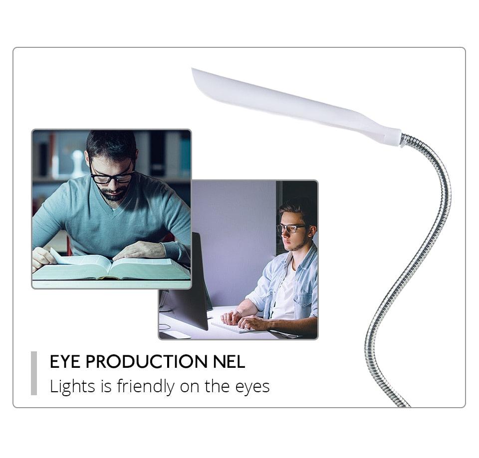 4 Colors Mini LED Desk Lamp Book Light AAA Battery Powered Eye-Protection Children Study Table Lamp Decorative Table Lamp Cute Study Lamps for Bedroom Décor