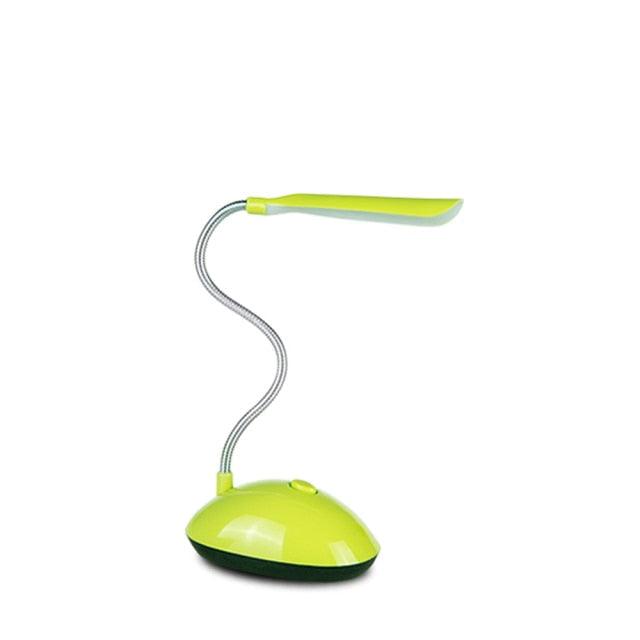 4 Colors Mini LED Desk Lamp Book Light AAA Battery Powered Eye-Protection Children Study Table Lamp Decorative Table Lamp Cute Study Lamps for Bedroom Décor