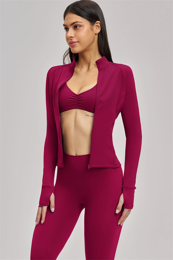 The Swoon Jacket Sports Bra Leggings 3-Piece Set