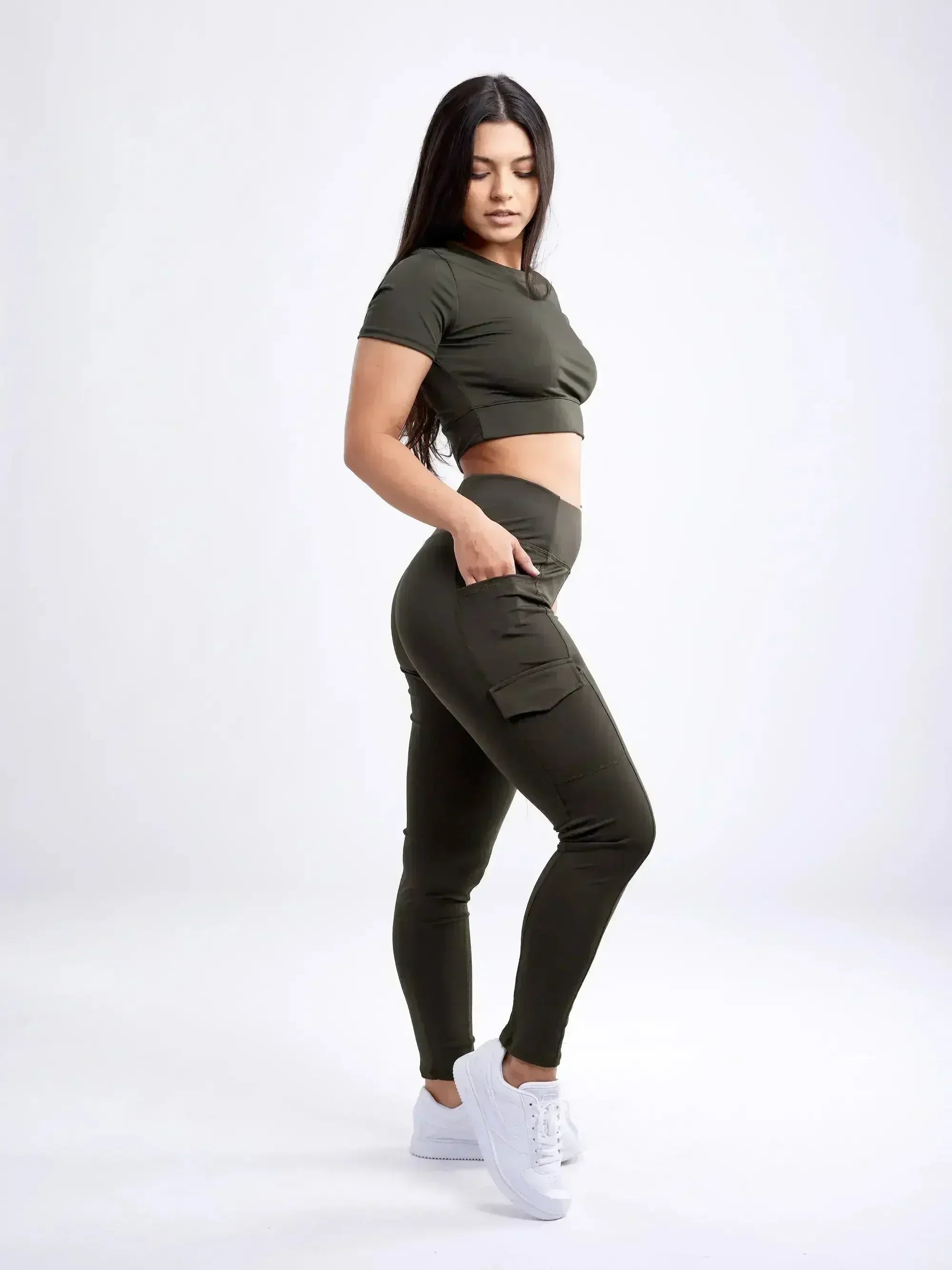 Women's Lightweight Short-Sleeve Crop Top - Workout & Casual