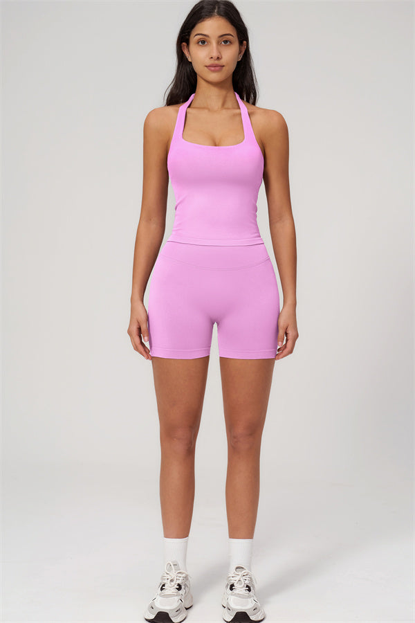 The Empower Halter Crop Top