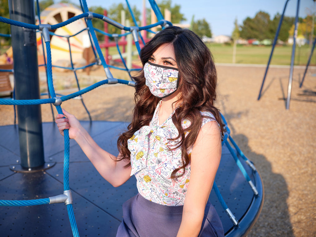 Celestial / Math Reversible Cotton Mask