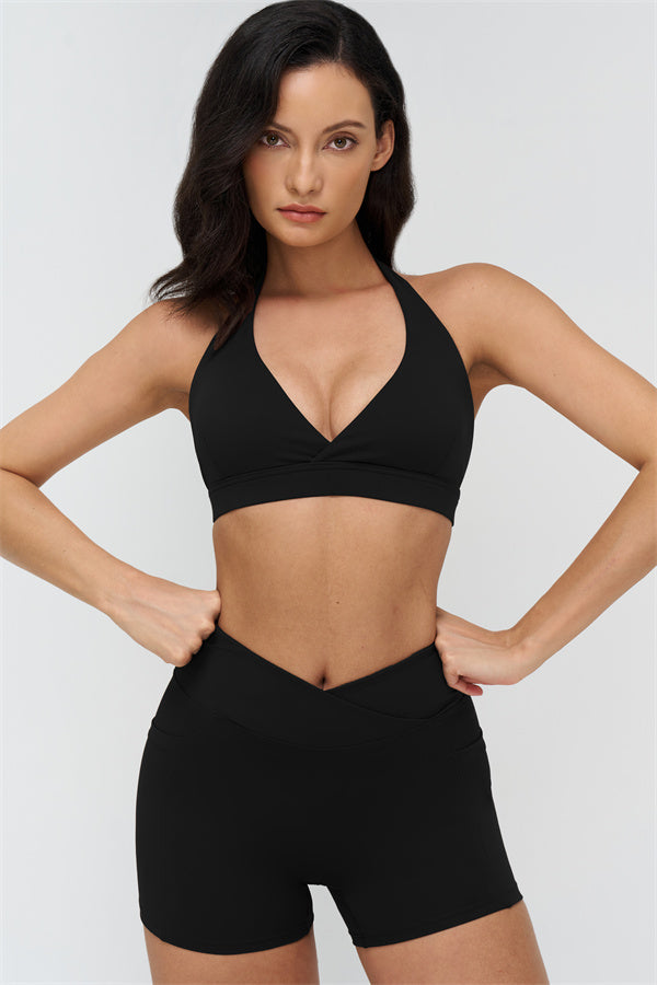 The BoldFit Sports Bra Shorts 2-Piece Set