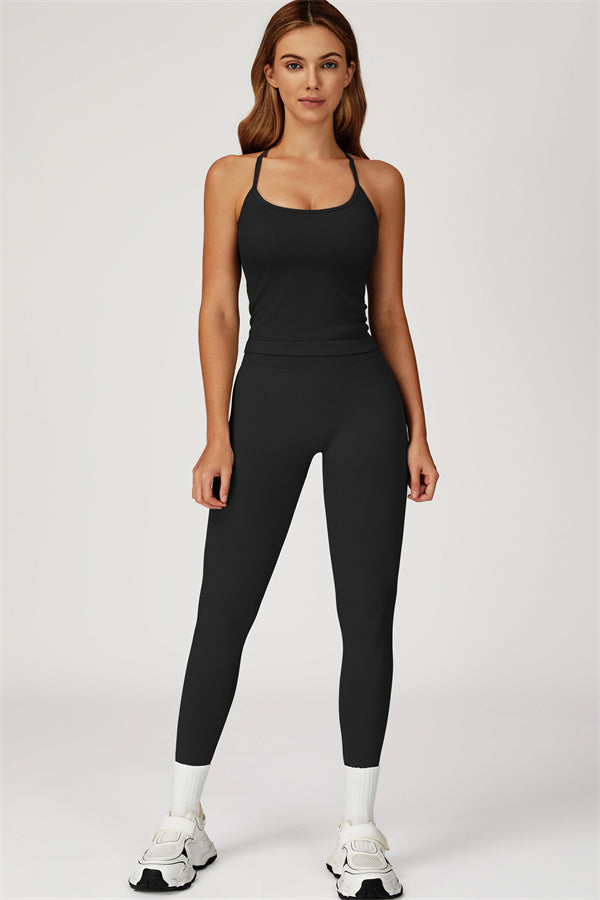 The Sculpt Crop Top Leggings 2-Piece Set