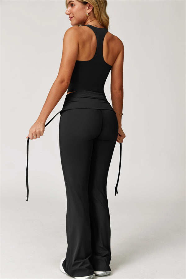 The Echo Tank Top Flared Leggings 2-Piece Set