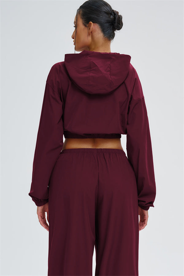 The Svelte UV protection Crop Hoodie