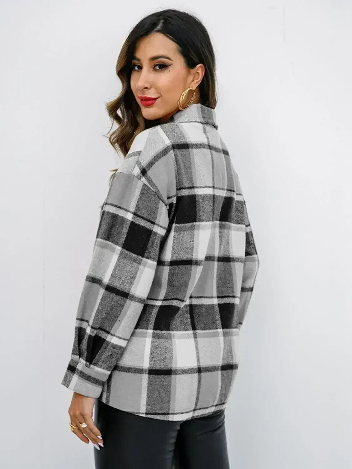 Pumpkin Spice Button-Down Jacket