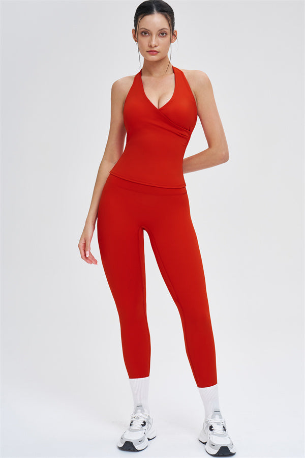 The Stride Crop Top Isabella Leggings 2-Piece Set