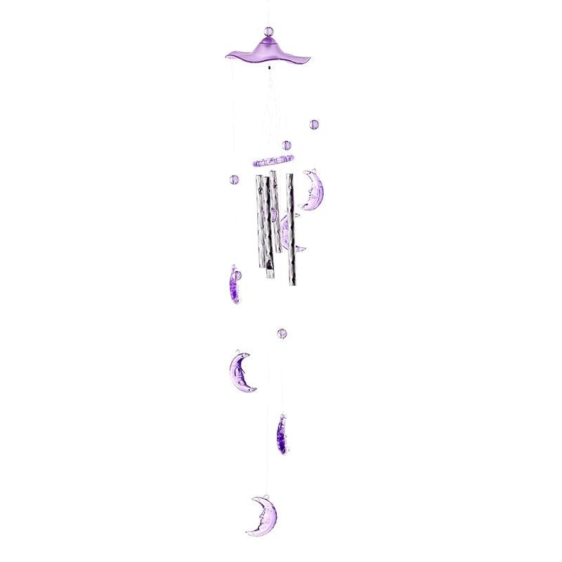45cm Cute Metal Aluminum Tubes Bell Wind Chimes Outdoor Yard Garden Home Baby Bed Window Decoration Door Frame Ornament Gift For Indoor & Outdoor Porch Garden Decor Memorial Gifts For Family & Friends