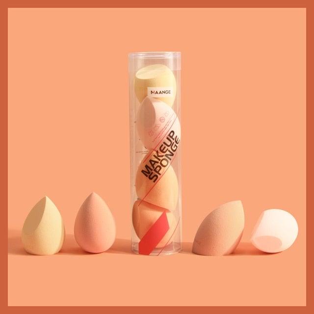 4/5PCS Mini Makeup Sponge Wet Bigger Cosmetic Puff Concealer Powder Beauty Make up Tool Colorful Makeup Sponges Set For Womens