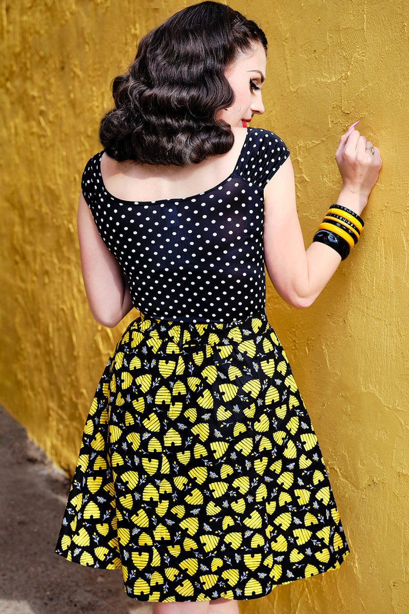 Isabel Top in Polka Dots