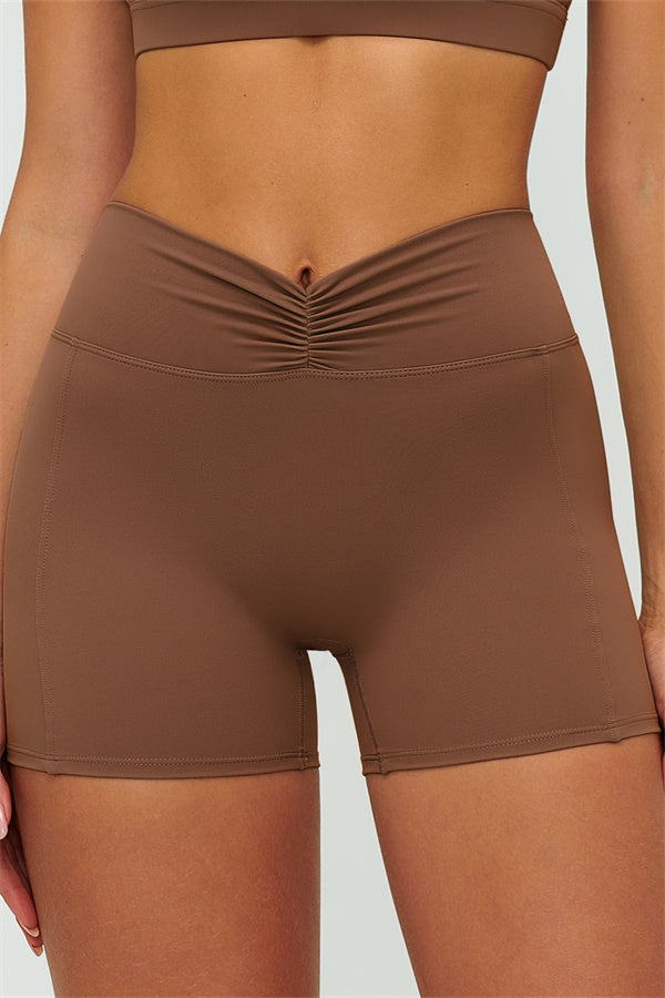 The Lushness V-Back Sports Bra Shorts 2-Piece Set
