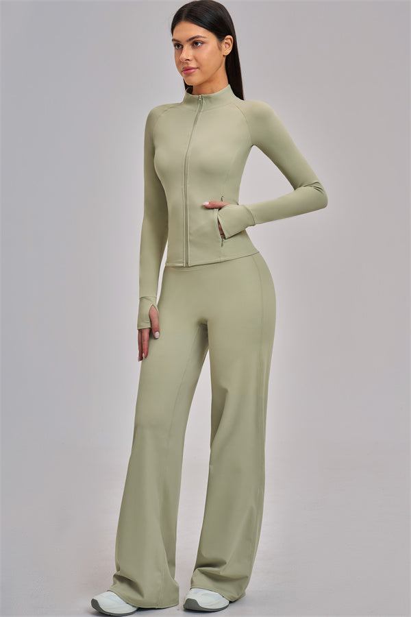 The Swoon Jacket Flared Leggings 2-Piece Set