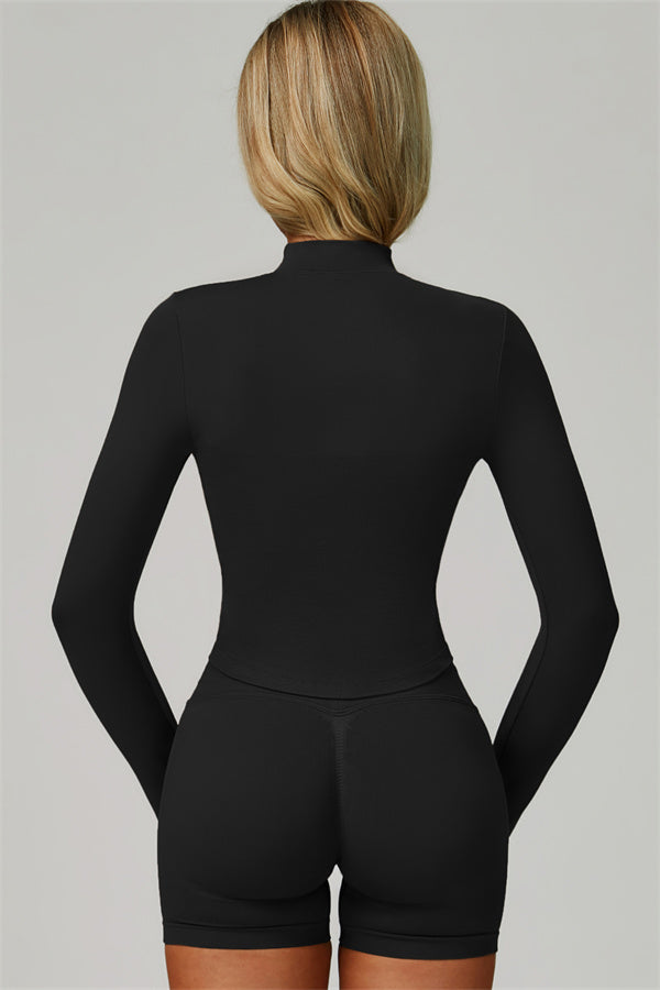 The Empower Jacket Sports Bra Shorts 3-Piece Set