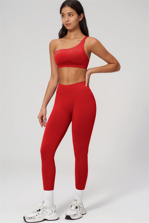 The Empower One-Shoulder Sports Bra