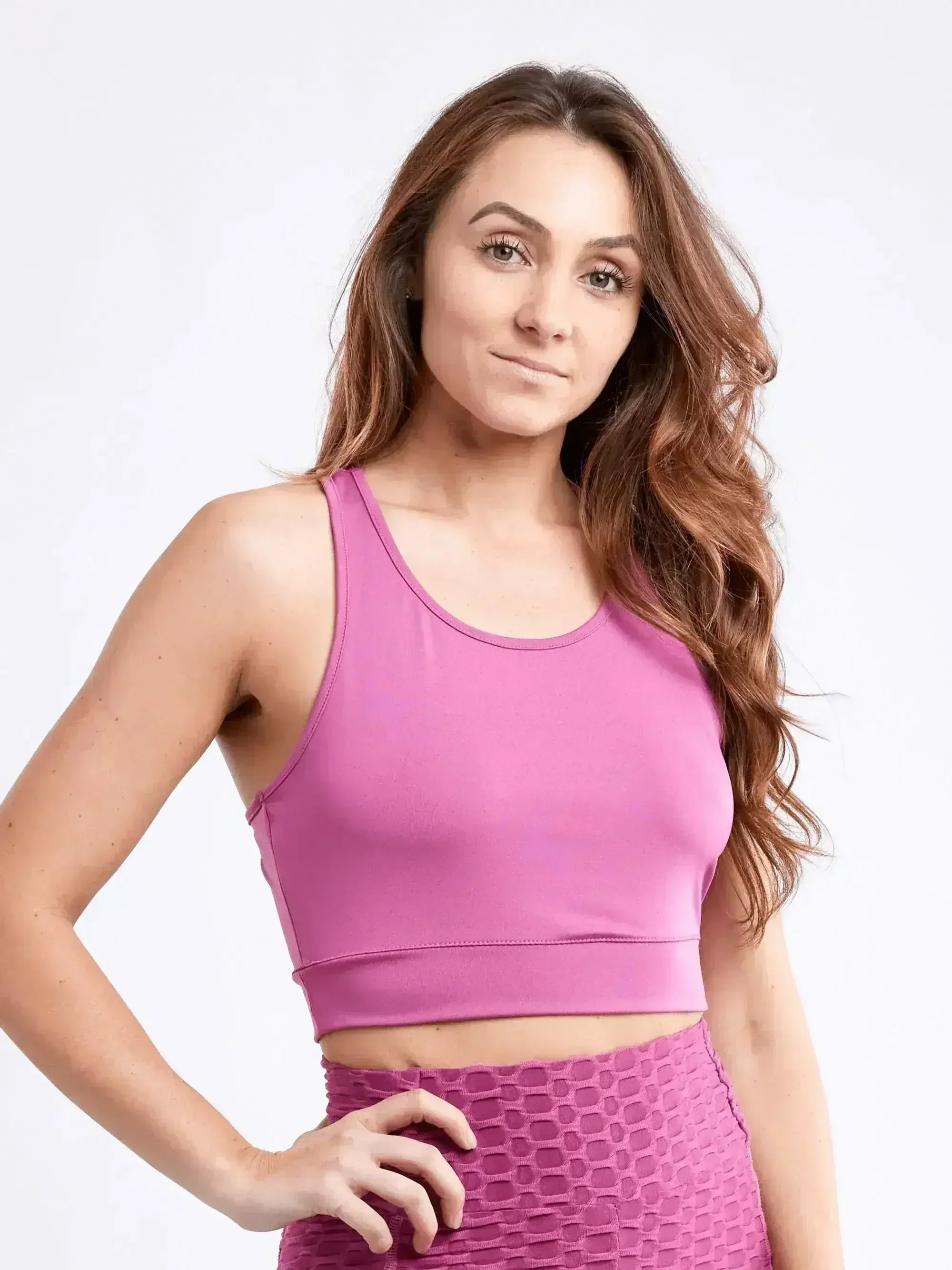 Racerback Training Crop Tank – Lightweight & Breathable for Workouts
