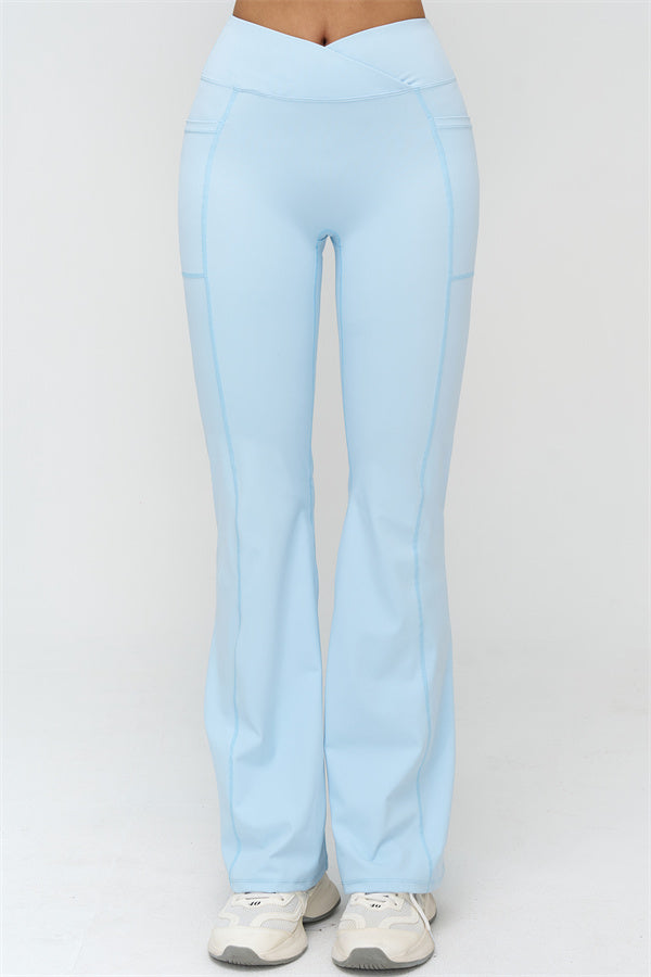 The BoldFit Crop Top Flared Leggings 2-Piece Set