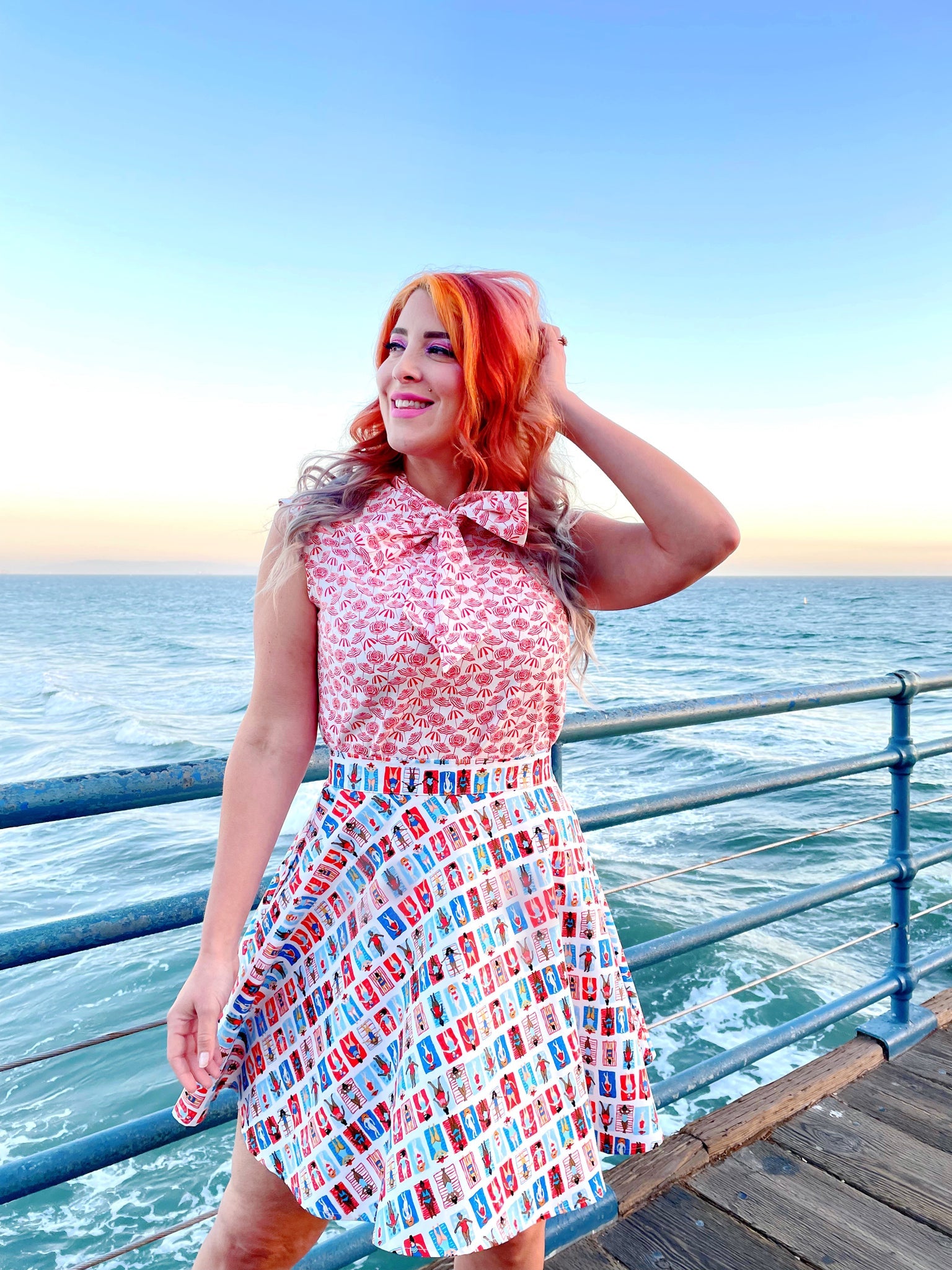 Umbrella Bow Top - Plus Sizes only