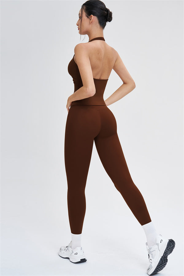 The Stride Crop Top Isabella Leggings 2-Piece Set