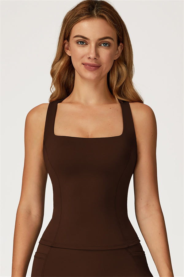 The Glacier Crop Tank Leggings 2-Piece Set