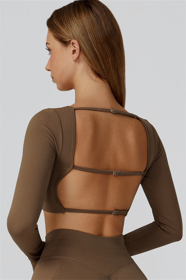 The Reign Long Sleeve Crop Top Leggings 2-Piece Set