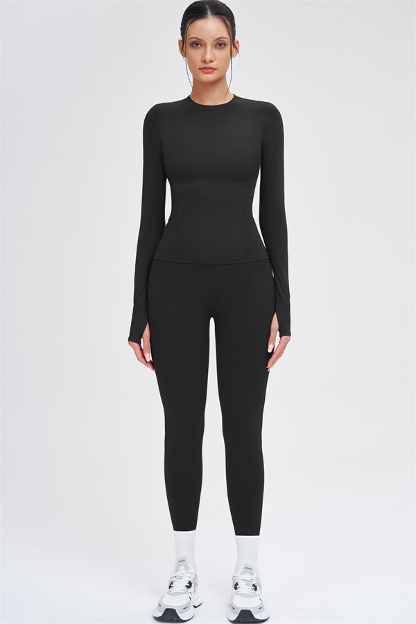The Whim Long Sleeve T-shirt Leggings 2-Piece Set