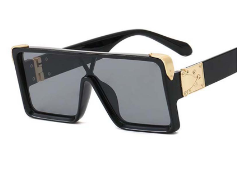 New Design New Stylish New Classic New Black & White Square Shape Sunglasses For Women New Fashionable Branded & Oversized Sun Glasses For Men New Luxury Shades Sunglasses For Men & Women