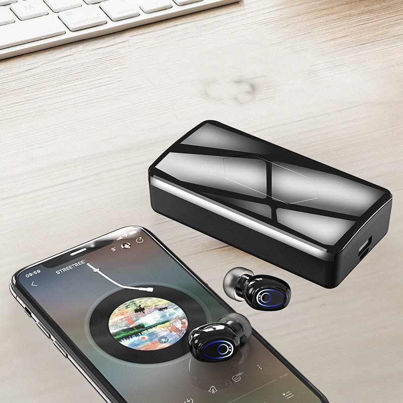 Wireless Earbuds With Microphone Bluetooth 5.1 Headphones in-Ear Touch Control Hi-Fi Stereo Sound Earphones Excellent Playing Time Deep Earphones Bluetooth Wireless Charging Box Headphones LED Display Sport Waterproof Earbuds Headsets 10000 mAh