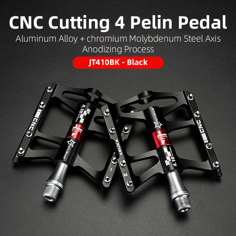 Bicycle Peddals Quick Release Rainproof Seal Bearing 8.2cm Widened Non-slip Chrome Molybdenum Bike   Mountain Bike Pedals Pedals Aluminum Bicycle Flat Platform Pedals Lightweight Non-Slip Sealed Bearing For Road Mountain