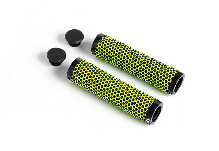 Bicycle Eco Grips Anti-Skid Bar End Comfy Hand Feel Road Cycling Handlebar Cover Grips Double Lock On Bicycle Handlebar Soft Non-Slip Locking Bike Grips Comfortable And Shock Absorption For Mountain Beach Cruiser Scooter Folding Bike