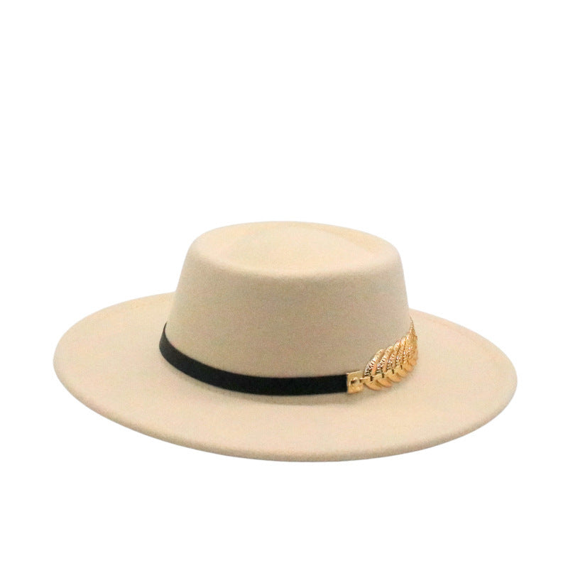 Autumn Winter Women Men  Vintage Fedora Women's Foldable Short Brim  Floppy Hat Gentleman Elegant Warm Hats Lady Party Luxury Caps Classic Summer Beach Sun Hat