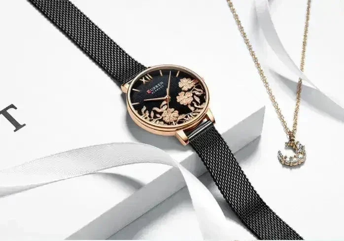 FUCHSIA Curren Watch - 32mm Romantic Timepiece | Femstylo