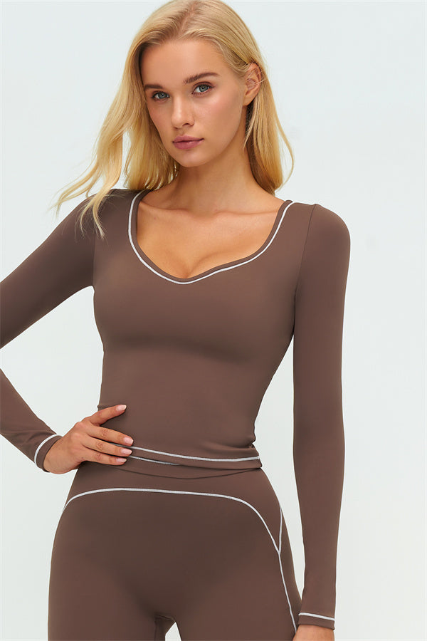 The Amara Long Sleeve T-shirt Flared Leggings 2-Piece Set