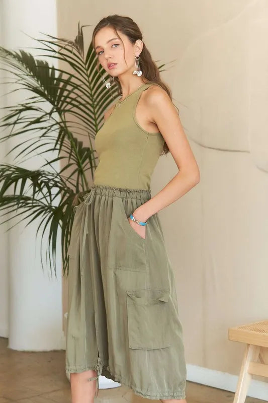 New Drawstring Sleeveless Washed Dress For Women – Casual, Stylish, Unique, Comfortable, Effortlessly Chic