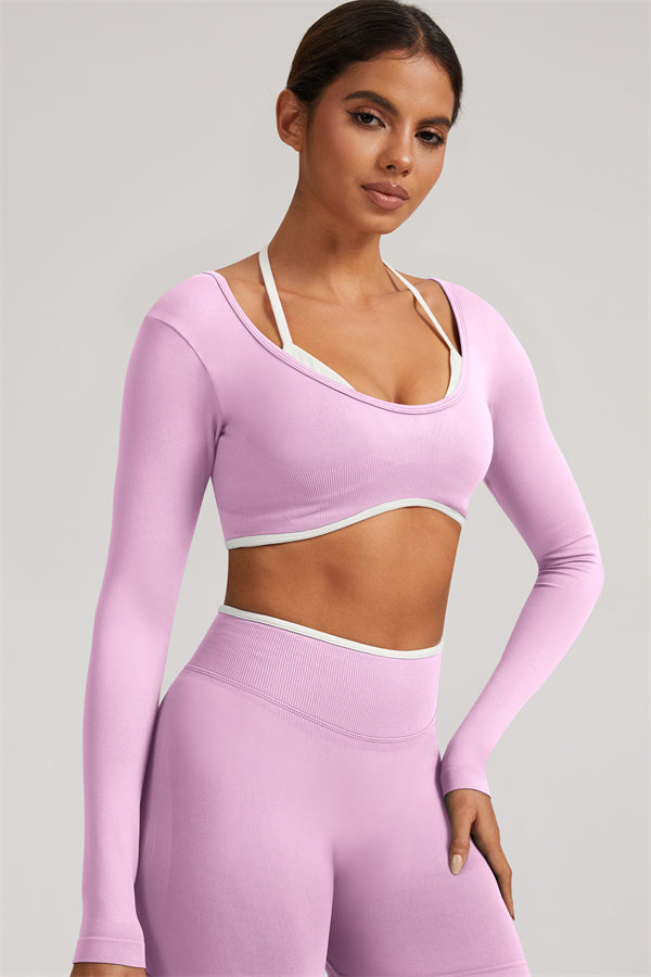 The Elevate New Long Sleeve Crop top