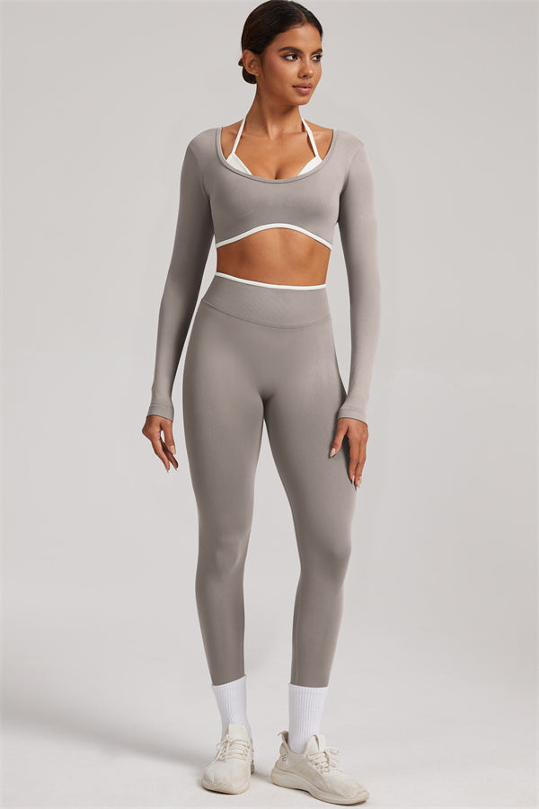 The Elevate New Long Sleeve Crop top