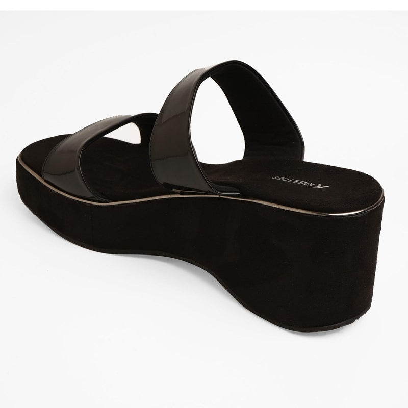 Serene - Black Wedges