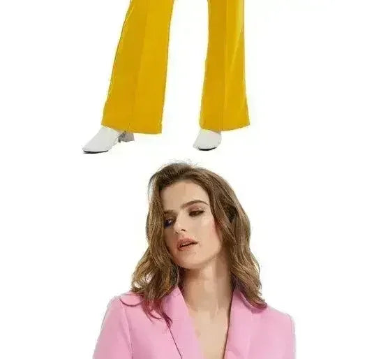 Sequined Blazer Yellow Jacket - Sparkling Office Coat | Femstylo