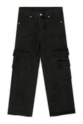 Baggy Cargo Jeans – Cotton Utility Pants with Relaxed Fit